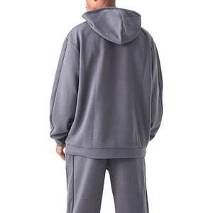 Venta al por mayor nueva llegada de los hombres sueltos patrón chándal logotipo personalizado de alta calidad de peso pesado para el invierno diferentes estilos - Product Image 4