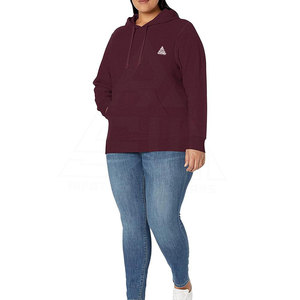 Sweat-shirts pour femmes en tissu éponge respirant pour l'hiver, logo frontal, couleur unie, haute qualité, logo personnalisé, sweat-shirts élégants - Product Image 2