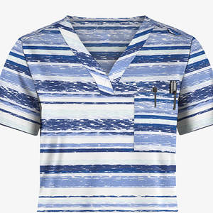 Uniforme Médico para Mujer, Camiseta Cómoda de Belleza, Uniforme de Estética con Bolsillo Opcional para Hospitales. - Product Image 3