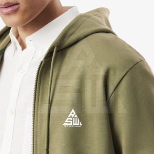 Sweat-shirts à fermeture éclair pour hommes fabriqués au Pakistan, mélange polyester/coton, haute qualité, service OEM, couleurs tendance contrastées, prix bas - Product Image 2