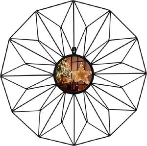 MS INC – miroirs muraux décoratifs en métal avec finition noire pour décoration murale de salon, chambre à coucher, porte d'entrée - Product Image 1