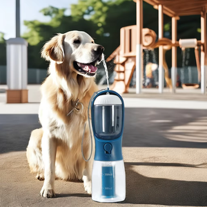 ถ้วยน้ำพลาสติกสำหรับสัตว์เลี้ยงแบบพกพา2025อุปกรณ์ป้อนสัตว์ขนาดเล็กขวดน้ำสำหรับสุนัขกลางแจ้งชามสำหรับเดินทาง - Product Image 1