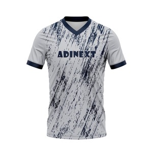 T-shirt col V uni brodé en coton avec impression personnalisée avec logo pour femmes vente en gros - Product Image 6