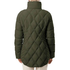 Veste matelassée personnalisable pour femme avec fermeture à glissière, caractéristique isolée et imperméable décontractée - Product Image 3