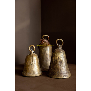 Campana colgante decorativa de Metal con diseño recortado, adorno navideño, casa de campo rústica, decoración de vacaciones para fiesta en el jardín del hogar - Product Image 2