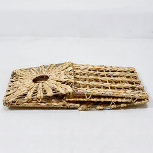 Artex Dong Thap Paniers de rangement tissés en jonc de mer naturel faits à la main Coffrets cadeaux en osier pour usage domestique et organisation - Product Image 5