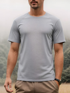 เสื้อยืดคอวีพิมพ์ลาย100% ผ้าโพลีเอสเตอร์สำหรับผู้ชายเสื้อยืดพิมพ์ซับลิเมชันผ้า170 - Product Image 6