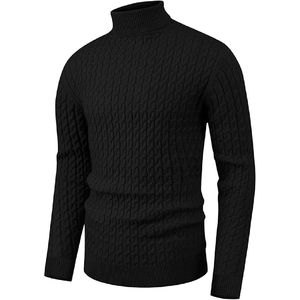 Suéter cálido de invierno de buena calidad para hombre, suéter informal de punto de poliéster para hombre, novedad de 2025 - Product Image 6