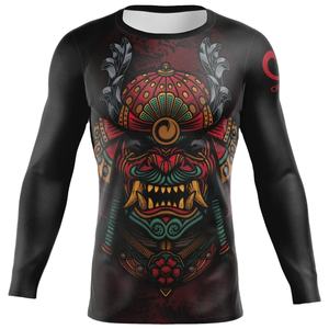 2025 nuevo diseño de ropa deportiva para hombres adultos Rash Guard BJJ compresión manga larga Top Bright Way International MMA uso - Product Image 1