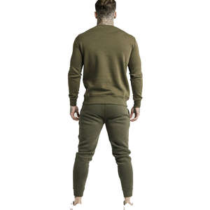 Chándales de manga larga para hombre con estampado de logotipo personalizado de alta calidad Color sólido Recién llegado Suministro directo de fábrica - Product Image 5
