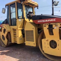 Rouleau compresseur Dynapac CC522 d'occasion, poids de travail 12 tonnes, double tambour, compresseur vibrant, moteur diesel 93 kW, d'origine suédoise