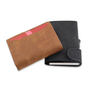 Cartera de Cuero para Hombre, Diseño Moderno y Delgado, con Múltiples Ranuras para Tarjetas, Material Personalizado, Alta Calidad, OEM, Nueva Llegada 2026 - Product Image 5