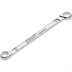 Llave de doble boca ergonómica Hazet de 12 puntos exteriores con cabezales desviados y perfil de tracción para un agarre cómodo - Product Image 3