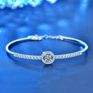 <b>Top</b> Selling Classic Moissanite Tennis Bracelet Timeless Jewellery Piece for Her Available at Affordable Price from India - Product Image 1