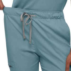 Uniforme d'infirmière Offre Spéciale gommage en tissu tricoté respirant à la mode avec manches courtes - Product Image 5