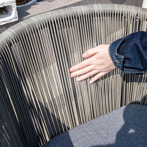 Ensemble de salle à manger de jardin de luxe moderne pour 8 personnes, extensible, nouveau design, <span class=keywords><strong>table</strong></span> et chaises en <span class=keywords><strong>aluminium</strong></span> pour terrasse - Product Image 6