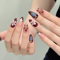 Moyen Amande Ongle Acrylique Caramel Nude Romantique Élégance Douce Féminité Doux Classique Esthétique Woodland Whisper Finger