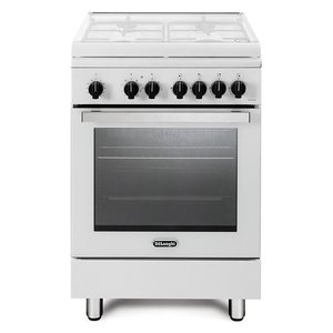Cuisinière à gaz DeLonghi 4 zones avec four électrique 60x60x87cm Blanc Classe A - Product Image 2