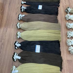 Variété de couleur droite en vrac cheveux 100% cheveux humains de haute qualité faisceaux fabriqués au Vietnam très lisse soyeux prix de gros - Product Image 4