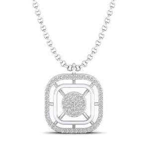 REYES Luxueux 14K 18K Or Moissanite Pendentifs à Breloque Prix Usine Personnalisé Plaqué Rhodium Bijoux Collier pour Femmes - Product Image 5