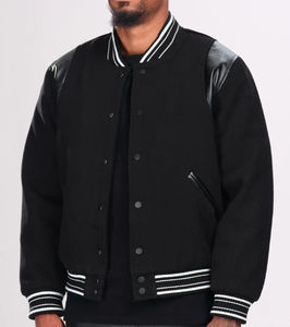 เสื้อแจ็คเก็ตขนแกะฤดูหนาวปี 2026 แบบขายส่งสั่งทำพิเศษสำหรับผู้ชาย ผ้าโพลีเอสเตอร์ผสมฝ้าย คอตั้งหนา กันลม ระบายอากาศได้ดี ซับในใยไผ่ - Product Image 2