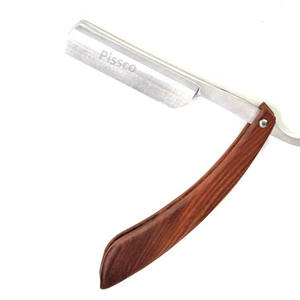 Navaja de Afeitar Recta de Alta Calidad, Navaja de Afeitar Plegable de Acero Inoxidable con Filo Recto, Navaja de Barbero, Navaja con Logotipo Personalizado - Product Image 6