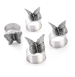 Servilleteros de hierro para banquetes de diseño clásico, decoración increíble para la cena, servilleteros de mariposa, reutilizables al mejor precio - Product Image 4