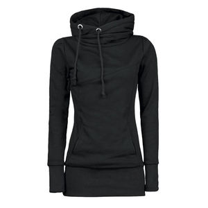 Sudadera con Capucha para Mujer, Estilo Holgado, Manga Larga, 100% Algodón, Estampado Personalizado, Lentejuelas, Insignia Ecológica en la Parte Delantera - Product Image 5