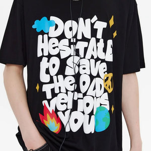 Nuevo diseño personalizado Camisas transpirables 2026 O-cuello Camisetas deportivas Premium 3D Puff Impreso Hombres Camisetas - Product Image 6