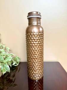 Botella de cobre de la mejor calidad para un almacenamiento de agua saludable con tapa a prueba de fugas y construcción metálica reutilizable ecológica - Product Image 6