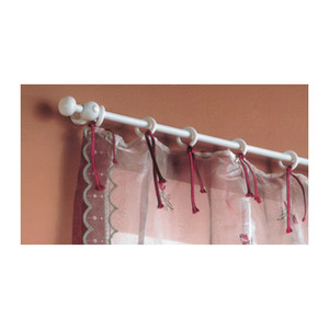 Bastone A Strappo D 11 mm Bianco 120 cm con Supporti - Product Image 1