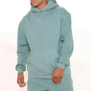 Nuevas llegadas: Conjunto de sudadera con capucha y pantalones cortos personalizados para hombre, mezcla de algodón y poliéster, conjunto deportivo corto con capucha para hombre - Product Image 3