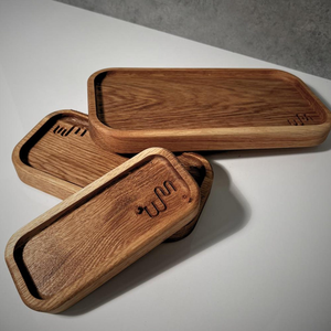 Bandeja Ovalada de Madera Ecológica de Alta Calidad, Estilo Japandi, Tamaño Personalizado para Uso en el Hogar y Restaurantes a Precios Bajos - Product Image 5