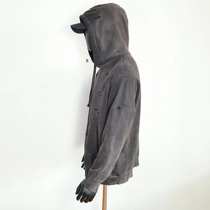 Sudaderas con Capucha Extra Grandes de Estilo Vintage, Lavadas al Ácido, con Estampado Digital Invernal Personalizado, para Hombre y Mujer - Product Image 5