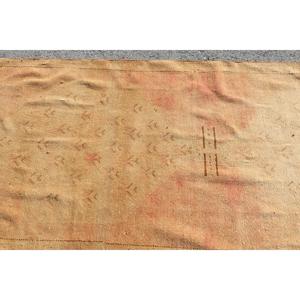 พรมวินเทจลายดอกไม้สีน้ำตาลตุรกี ขนาด 3.6x13 ฟุต ทำจากขนสัตว์ - Product Image 5