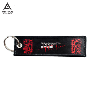 Llavero de Tela con Bordado y Etiquetas de Silicona 3D con Logotipo Personalizado Universal AIFRAN para Recuerdos. - Product Image 2