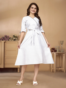 Chic Armani Matching Couple Outfit en camisa y túnica de algodón puro con patrones tejidos para celebraciones culturales románticas - Product Image 5