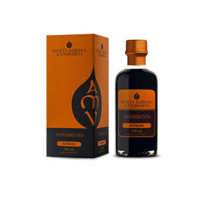 Vinaigre Balsamique Acetomodena Gran Riserva Suprême, Émilie-Romagne, 200 ml, Noir, Prêt à l'emploi, 12 Bouteilles par Boîte - Product Image 1