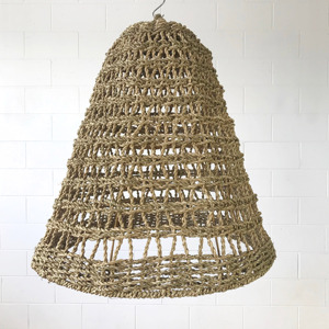Prix le plus bas lustre en raphia naturel tissé pendentif jonc de mer suspendus lightshades exportation mondiale - Product Image 1