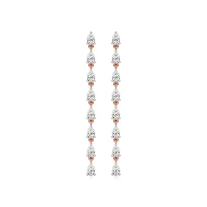 Pendientes de Diamantes Serene Cascade - Product Image 1
