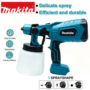 <span class=keywords><strong>Pistolet</strong></span> de pulvérisation sans fil <span class=keywords><strong>Makita</strong></span> 18V au lithium, le plus vendu, portable, pour <span class=keywords><strong>peinture</strong></span> et travail du bois - Product Image 1