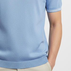 Men's High Quality Quick Dry Knitted Golf for <b>Shirt</b> Custom Brand Solid Color Plain England Style Loose Fit Plus Size Factory - Product Image 5