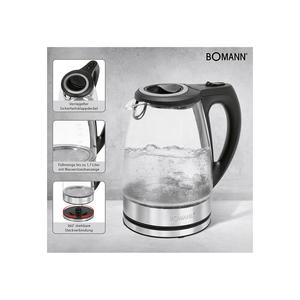 Bouilloire électrique en verre BOMANN WKS 6032 G CB - Product Image 2