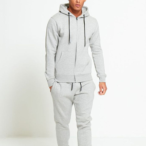 ชุดวอร์มขนแกะ2ชิ้นสำหรับผู้ชายชุดวอร์มลำลองชุดวอร์มแบบซิปชุดวิ่งออกกำลังกาย - Product Image 3