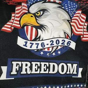 Drapeau de jardin Américain 250ème Anniversaire 12x18 pouces 1776-2026 USA 250 Ans Polyester Double Face Jour du Souvenir 4 Juillet - Product Image 4