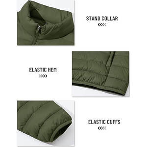 Chaqueta Acolchada Ligera para Hombre, Resistente al Agua, Cortavientos, para Esquí, Viajes, Senderismo, Diseño Personalizado OEM de Fábrica - Product Image 5