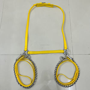 Nuevo Material de PVC resistente Bling SHOW Halter Cadena de color plateado completo Productos ecuestres Moda Impermeable Personalizado - Product Image 2