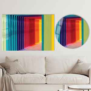 งานศิลปะบนผ้าใบพิมพ์ลายแบบนามธรรมที่มีชีวิตชีวา: ของตกแต่งผนังสไตล์โมเดิร์นที่สร้างความหลงใหล, ศิลปะบนกระจกนิรภัย - Product Image 1