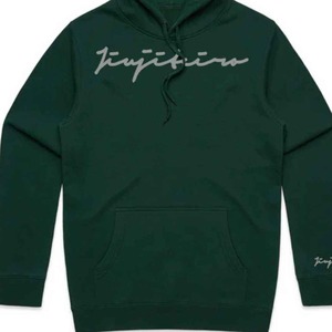 Sweat à capuche Core Signature pour hommes, vert forêt, mélange de coton et de poly épais, coupe régulière, isolé et confortable pour un usage quotidien - Product Image 5