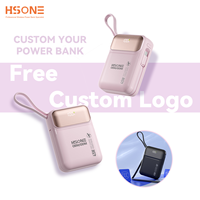 20000mAh 45W PD Pengisian Cepat Kabel Ganda Terintegrasi 4-Perangkat Layar HD Disetujui Maskapai Penerbangan Aman Power Bank OEM MH811